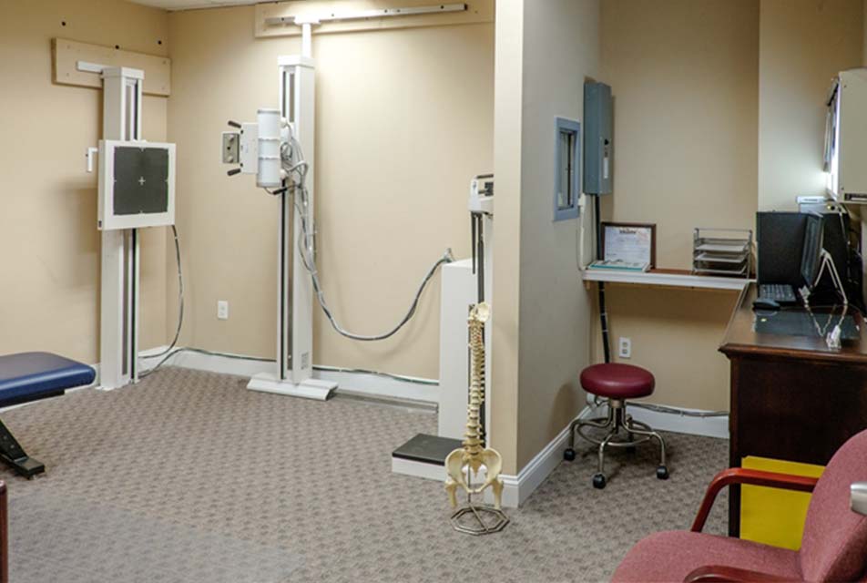AllCare Chiropractic's x-ray room