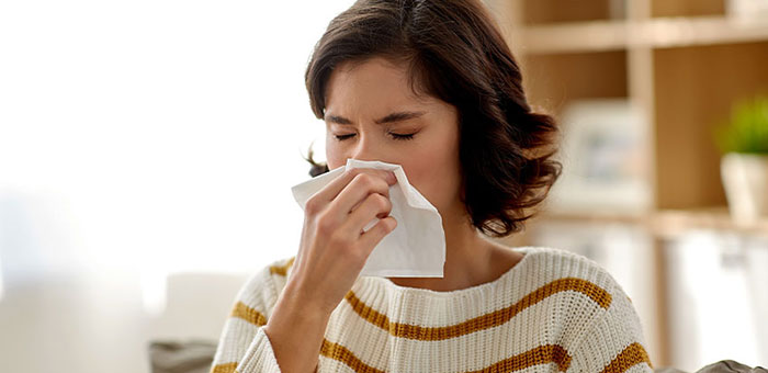Patient needing allergy and asthma treatment in Laurel, Bowie, Silver Spring, and Baltimore