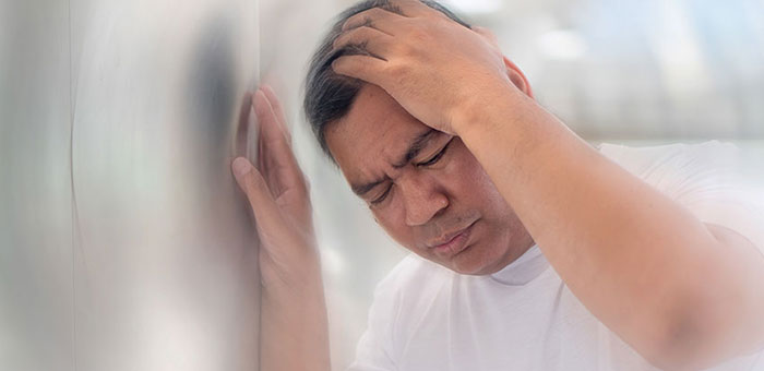 Patient needing dizziness and vertigo treatment in Laurel, Bowie, Silver Spring, and Baltimore